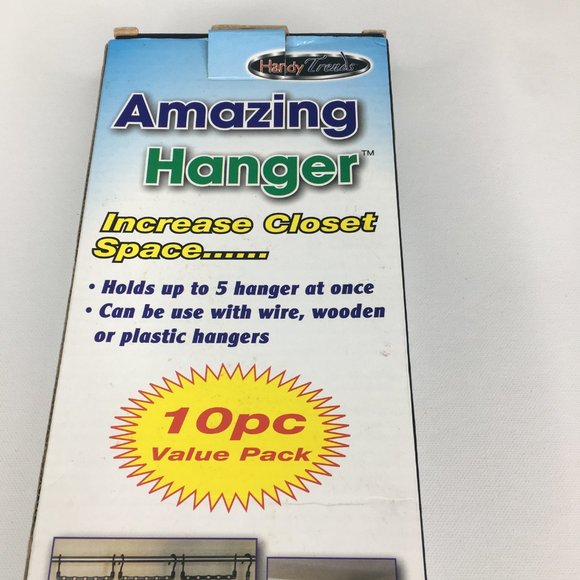 Closet Hangers Increase Space Clothes Organizer Storage Purses Belts - Picture 4 of 16